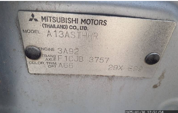 2015 MITSUBISHI ATTRAGE