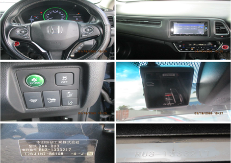 2019 HONDA VEZEL DOHC I-VTEC HYBRID X